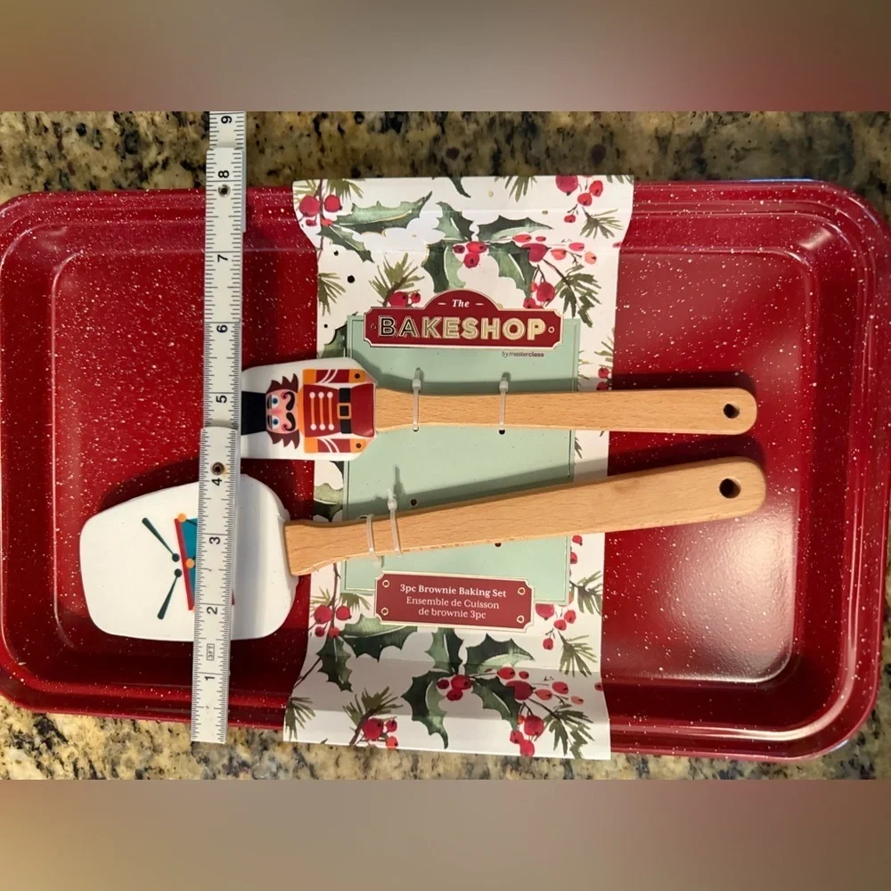The Bakeshop by Masterclass 3pc Brownie Baking Set
